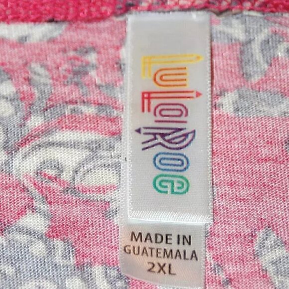 LulaRoe Tunic Top  2XL Oversize Shirt Blouse - Picture 4 of 7